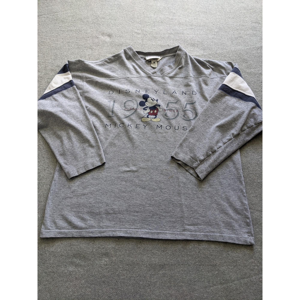 Vintage Mickey Mouse Gear For Sports Sweatshirt Mens Size L Gray